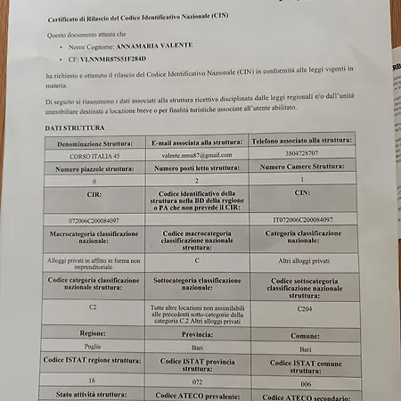 Corso Italia 45a Апартаменты